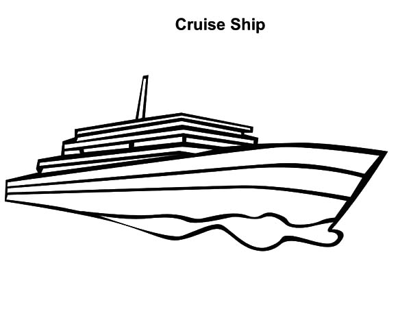 Coloring page: Cruise ship / Paquebot (Transportation) #140877 - Free Printable Coloring Pages