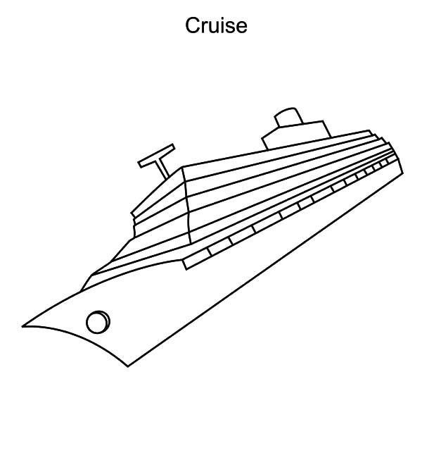 Coloring page: Cruise ship / Paquebot (Transportation) #140893 - Free Printable Coloring Pages