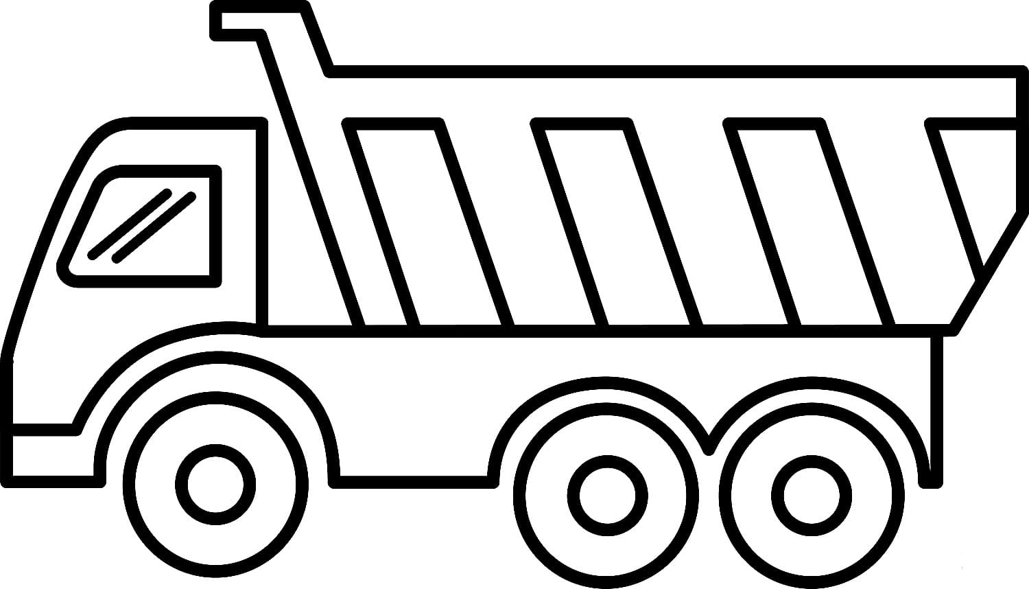 Free printable Dump Truck coloring page #201998 from Transportation collection Free printable Dump Truck coloring page #201998 from Transportation collection