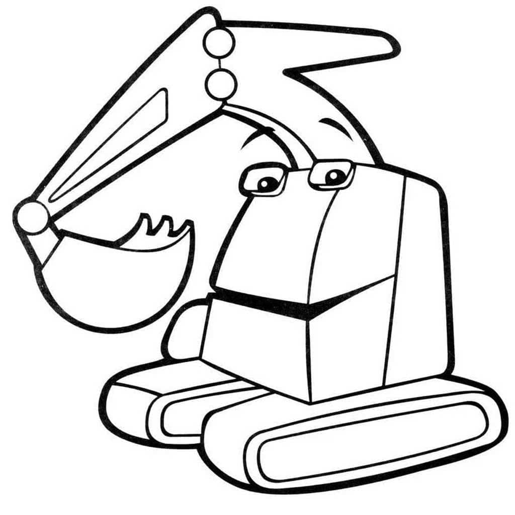 Free printable Excavator coloring page #187919 from Transportation collection