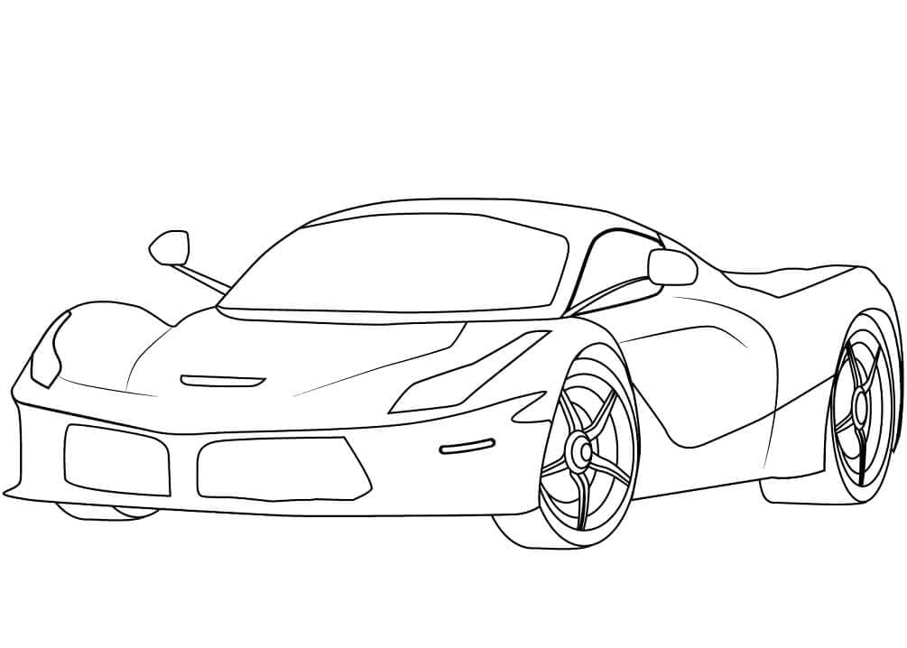 Free printable Ferrari coloring page #186911 from Transportation collection Free printable Ferrari coloring page #186911 from Transportation collection