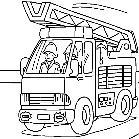 Coloring page: Firetruck (Transportation) #135810 - Free Printable Coloring Pages