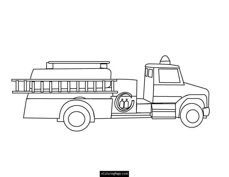 Coloring page: Firetruck (Transportation) #135832 - Free Printable Coloring Pages