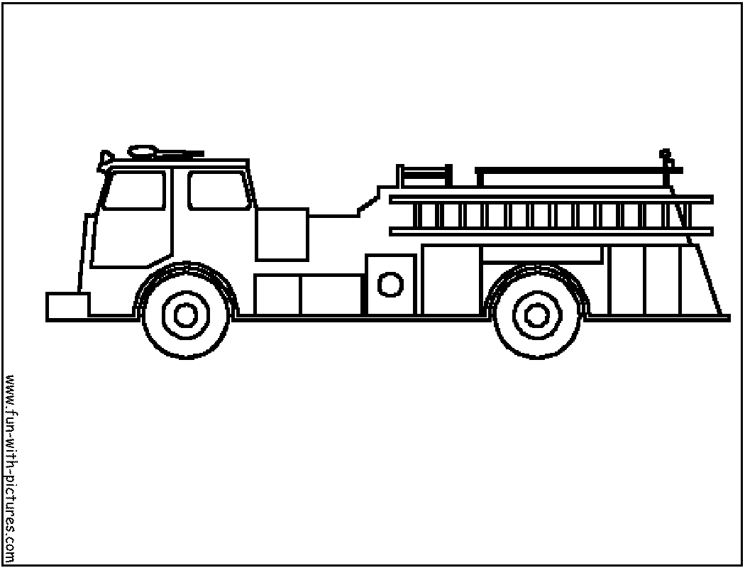 Coloring page: Firetruck (Transportation) #135886 - Free Printable Coloring Pages
