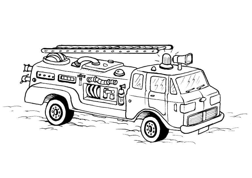 Free printable Firetruck coloring page #185294 from Transportation collection