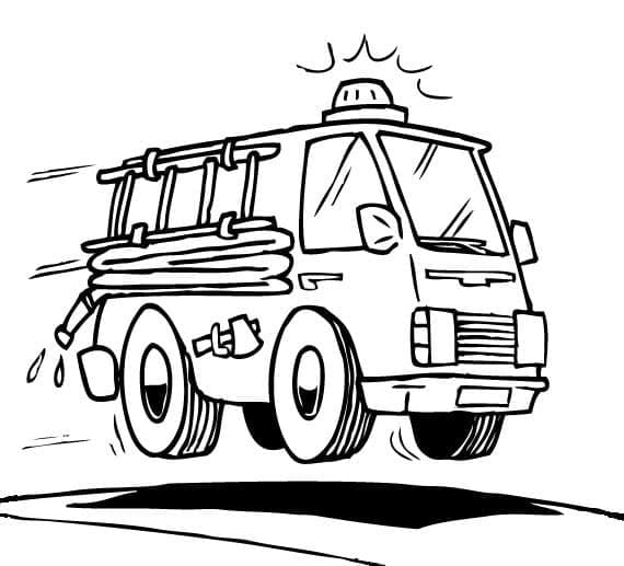Free printable Firetruck coloring page #185304 from Transportation collection