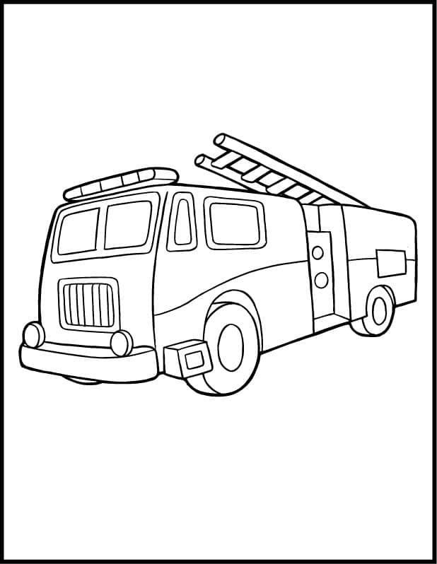 Free printable Firetruck coloring page #185314 from Transportation collection