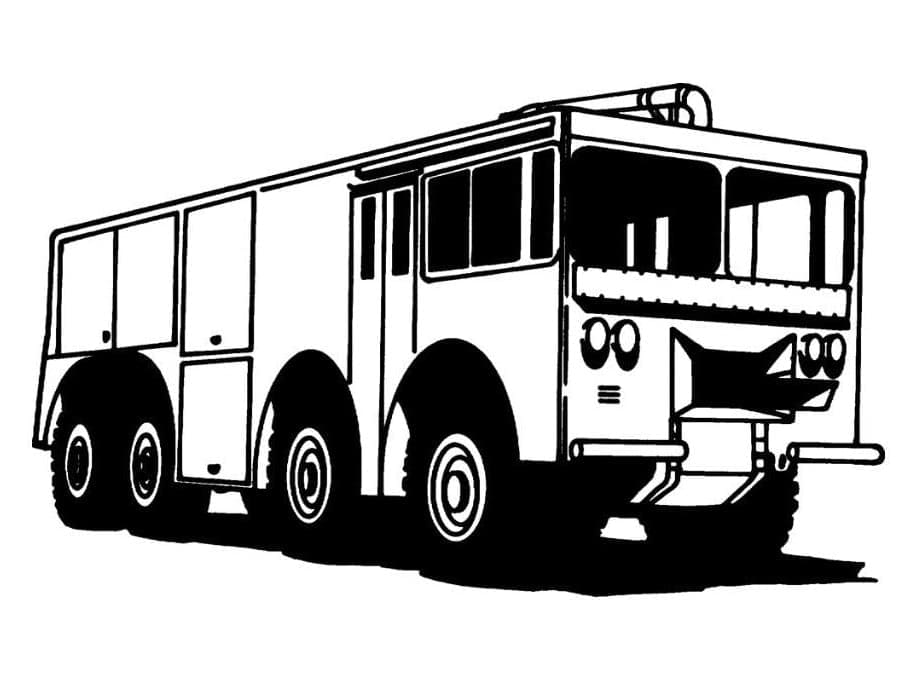 Free printable Firetruck coloring page #185318 from Transportation collection Free printable Firetruck coloring page #185318 from Transportation collection