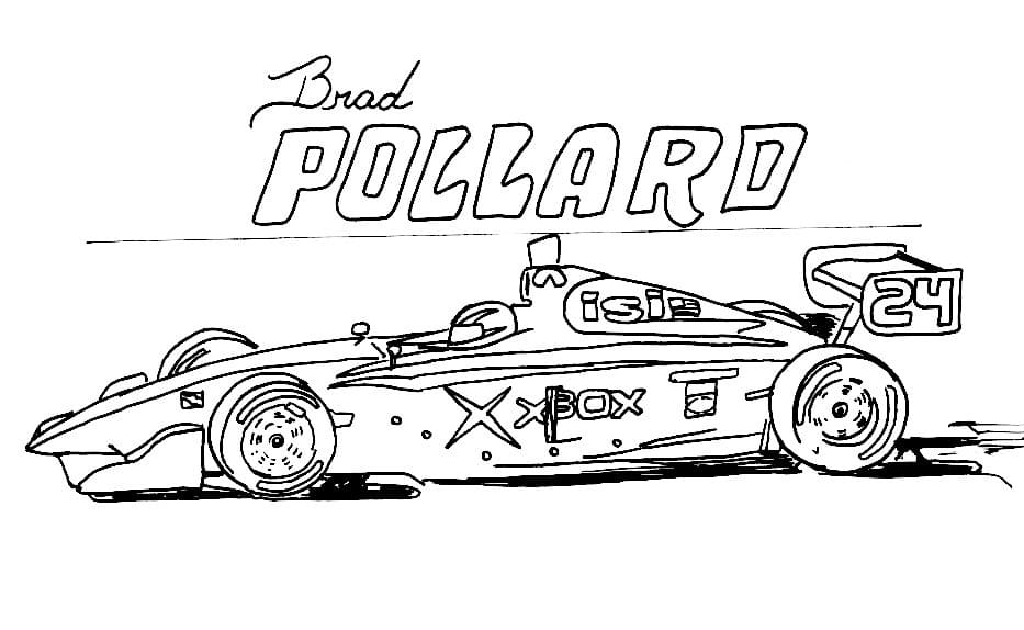 Free printable Formula 1 coloring page #197662 from Transportation collection