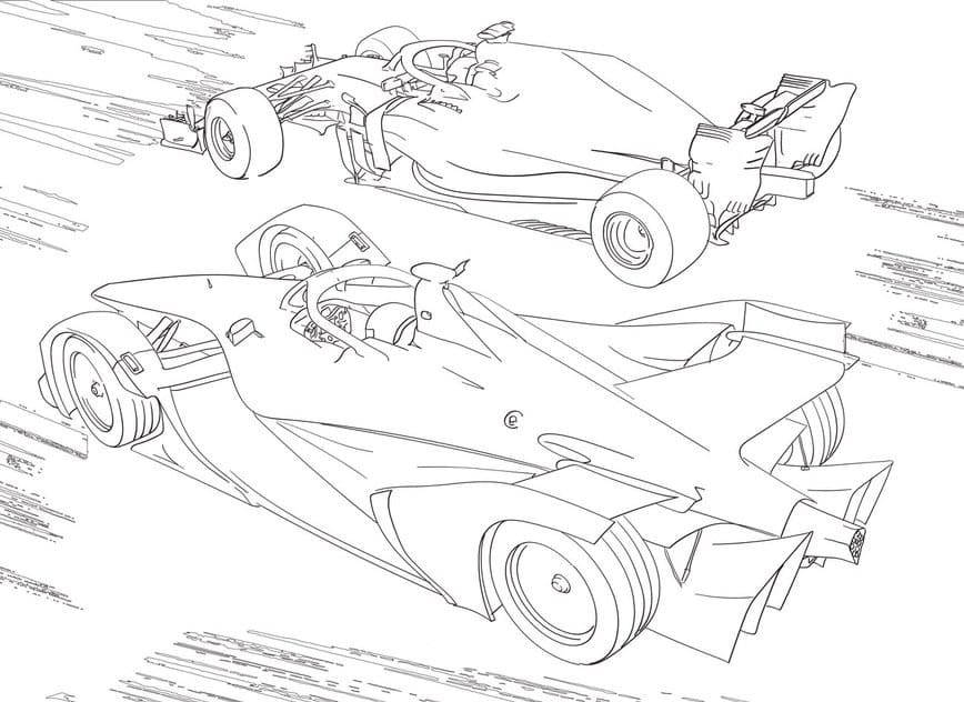 Free printable Formula 1 coloring page #197665 from Transportation collection