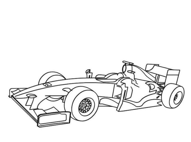 Free printable Formula 1 coloring page #197668 from Transportation collection Free printable Formula 1 coloring page #197668 from Transportation collection