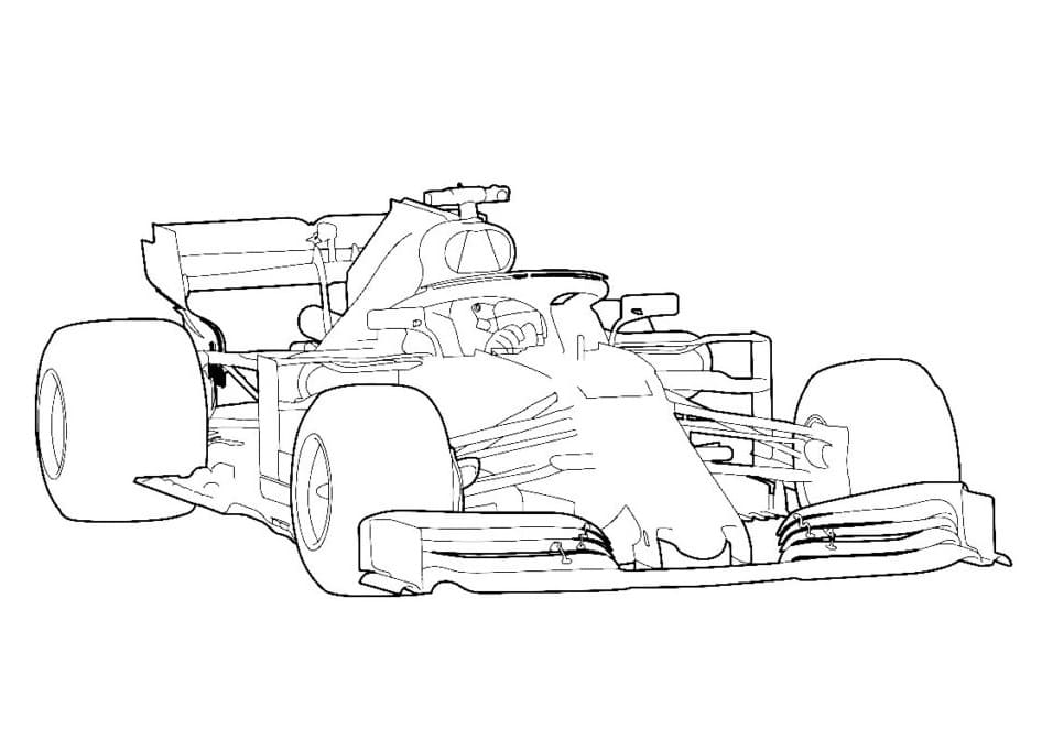 Free printable Formula 1 coloring page #197677 from Transportation collection Free printable Formula 1 coloring page #197677 from Transportation collection