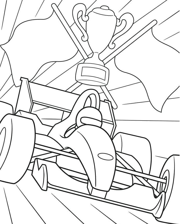 Coloring page: Formula 1 (Transportation) #197705 - Free Printable Coloring Pages