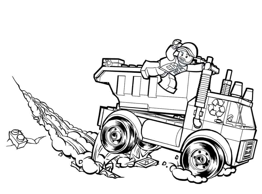 Free printable Garbage Truck coloring page #202066 from Transportation collection Free printable Garbage Truck coloring page #202066 from Transportation collection