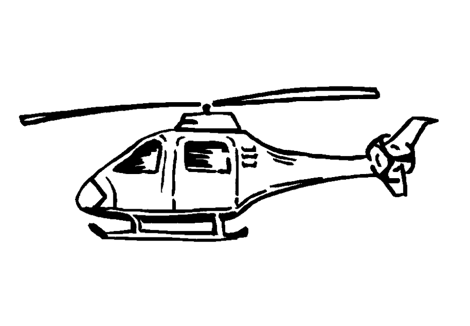 Drawing Helicopter #136029 (Transportation) – Printable coloring pages