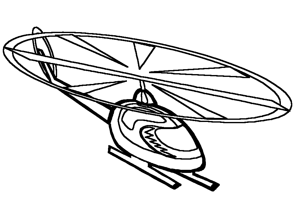 Coloring page: Helicopter (Transportation) #136035 - Free Printable Coloring Pages