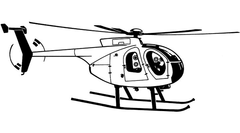 Drawing Helicopter #136047 (Transportation) – Printable coloring pages