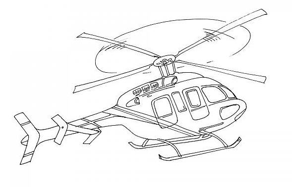 Coloring page: Helicopter (Transportation) #136048 - Free Printable Coloring Pages