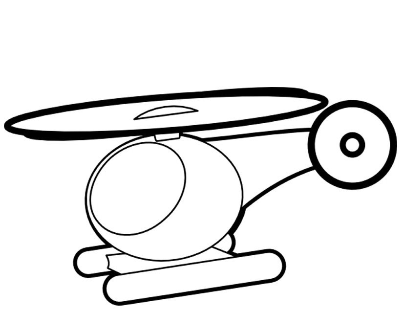 Coloring page: Helicopter (Transportation) #136057 - Free Printable Coloring Pages