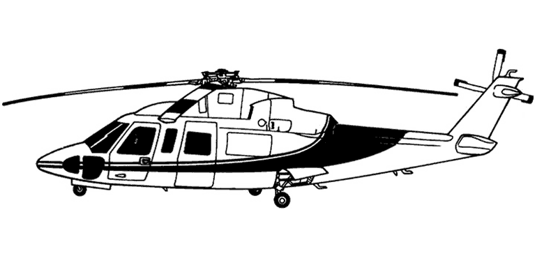 Coloring page: Helicopter (Transportation) #136065 - Free Printable Coloring Pages