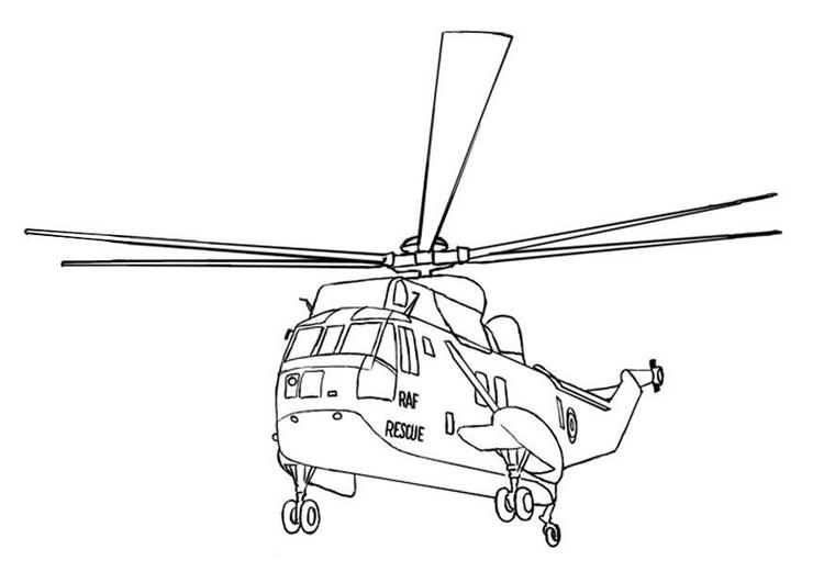Coloring page: Helicopter (Transportation) #136070 - Free Printable Coloring Pages