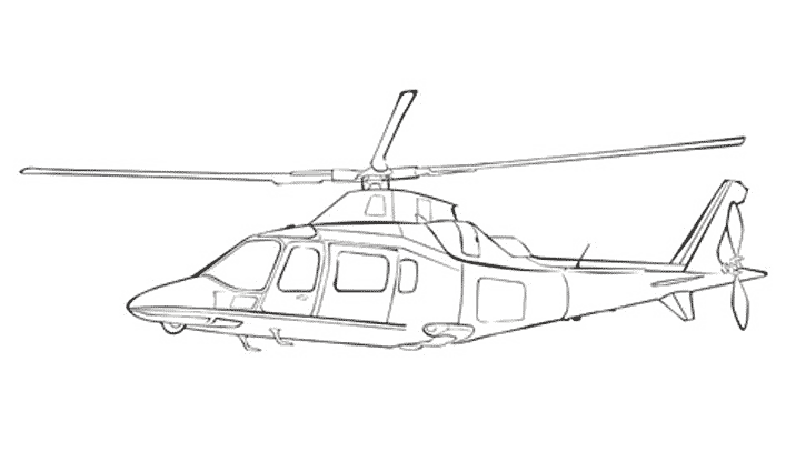 Coloring page: Helicopter (Transportation) #136071 - Free Printable Coloring Pages