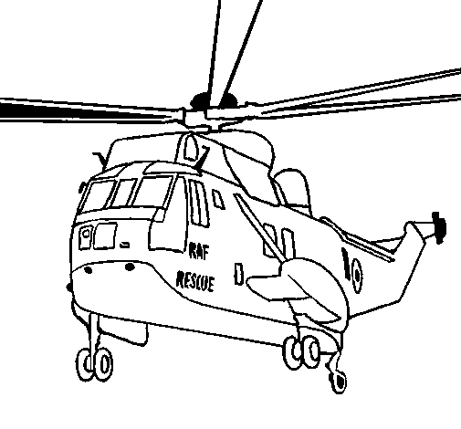 Coloring page: Helicopter (Transportation) #136078 - Free Printable Coloring Pages