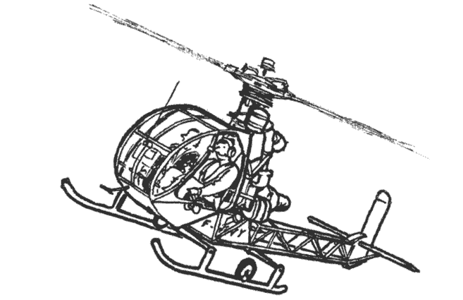 Coloring page: Helicopter (Transportation) #136093 - Free Printable Coloring Pages