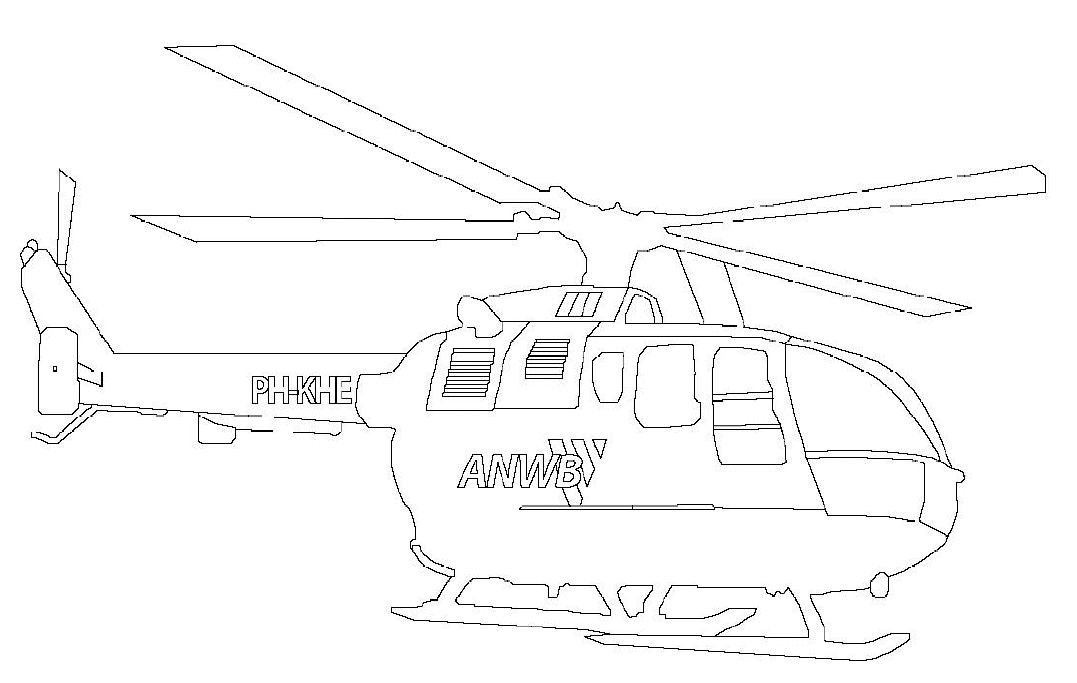 Coloring page: Helicopter (Transportation) #136111 - Free Printable Coloring Pages