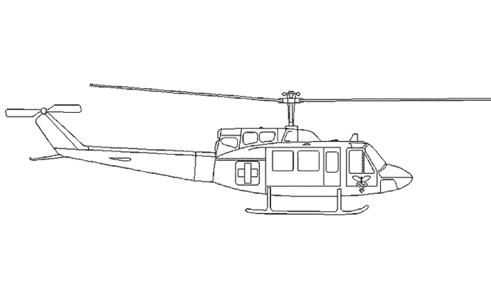 Coloring page: Helicopter (Transportation) #136143 - Free Printable Coloring Pages