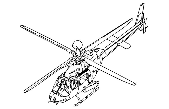 Coloring page: Helicopter (Transportation) #136145 - Free Printable Coloring Pages