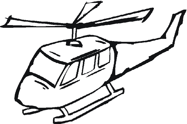 Coloring page: Helicopter (Transportation) #136160 - Free Printable Coloring Pages