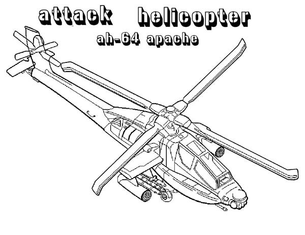 Coloring page: Helicopter (Transportation) #136180 - Free Printable Coloring Pages