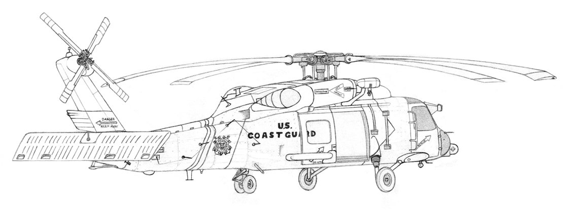 Coloring page: Helicopter (Transportation) #136193 - Free Printable Coloring Pages