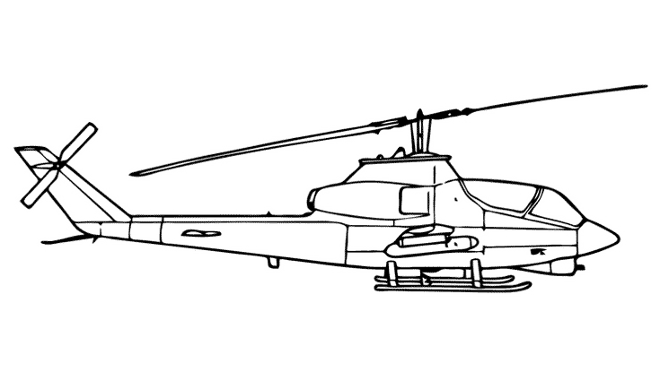 Coloring page: Helicopter (Transportation) #136200 - Free Printable Coloring Pages