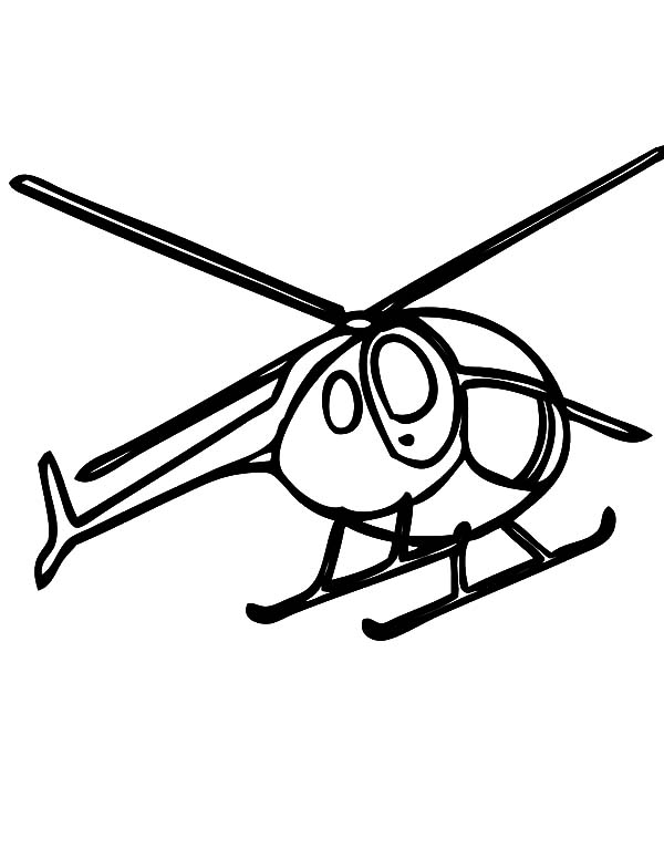 Coloring page: Helicopter (Transportation) #136213 - Free Printable Coloring Pages
