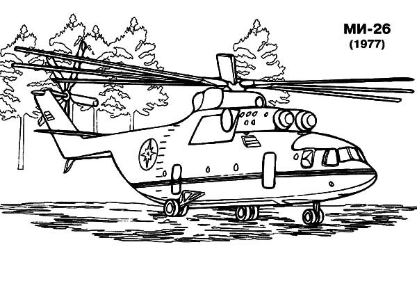 Coloring page: Helicopter (Transportation) #136229 - Free Printable Coloring Pages