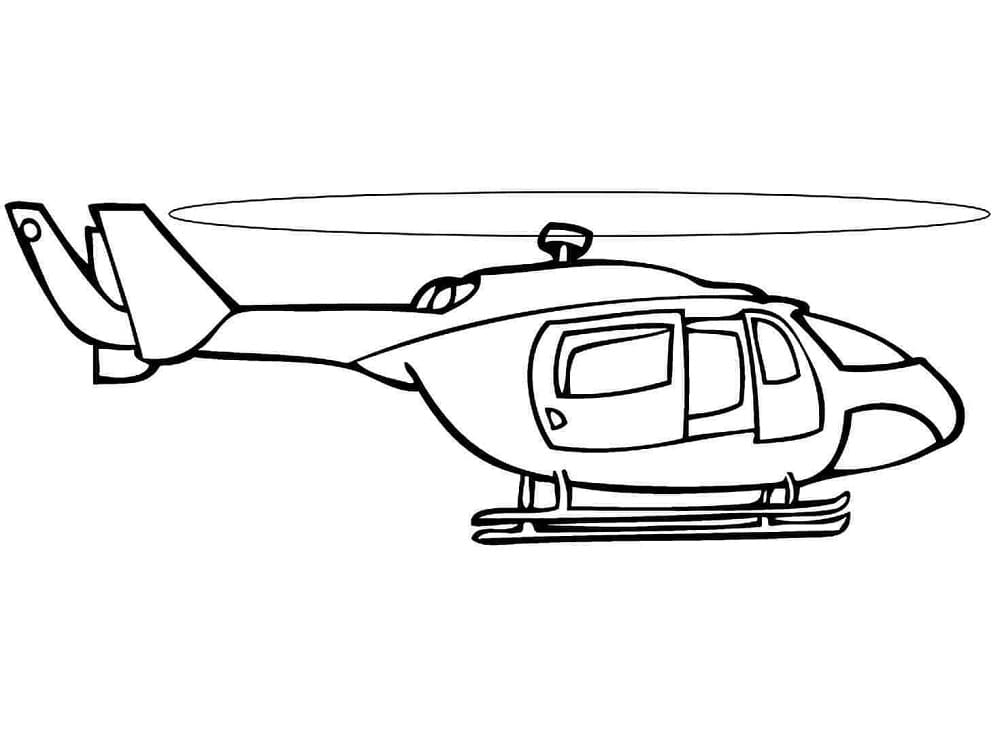 Free printable Helicopter coloring page #174150 from Transportation collection
