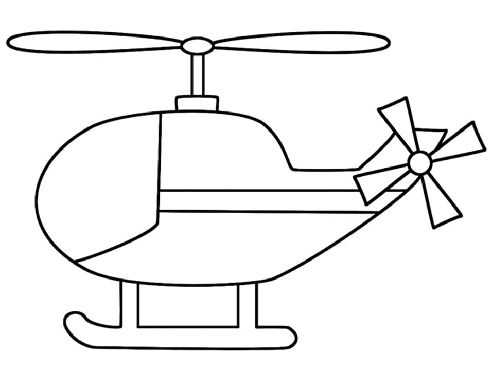 Free printable Helicopter coloring page #174163 from Transportation collection Free printable Helicopter coloring page #174163 from Transportation collection