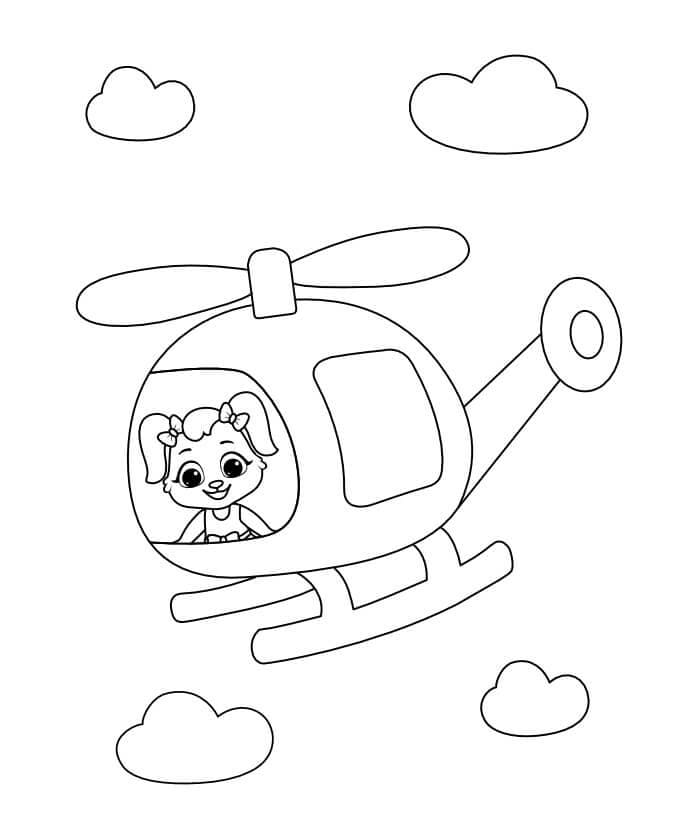Free printable Helicopter coloring page #174170 from Transportation collection