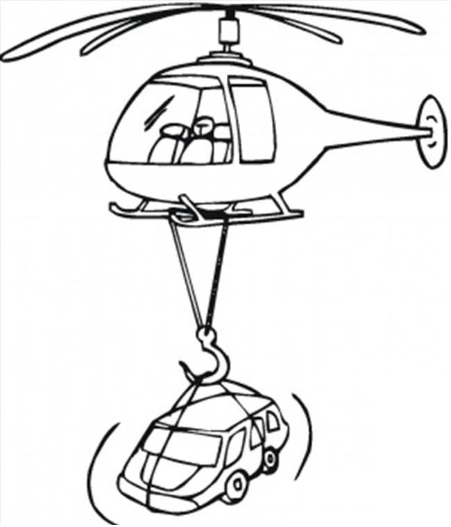 Free printable Helicopter coloring page #217872 from Transportation collection