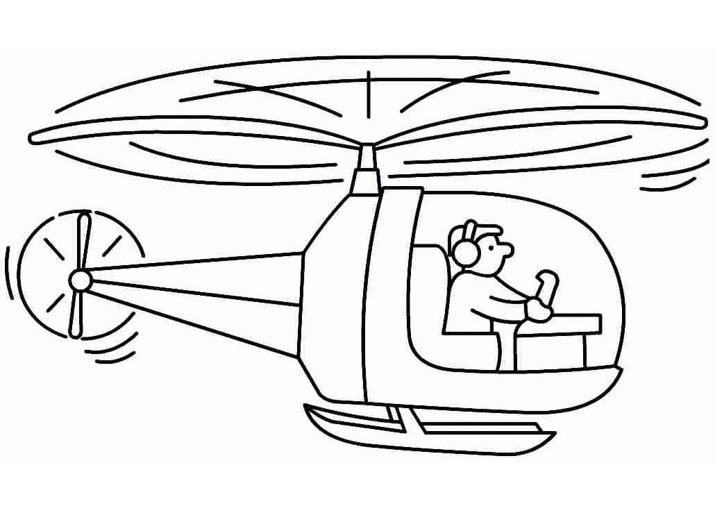 Free printable Helicopter coloring page #217874 from Transportation collection