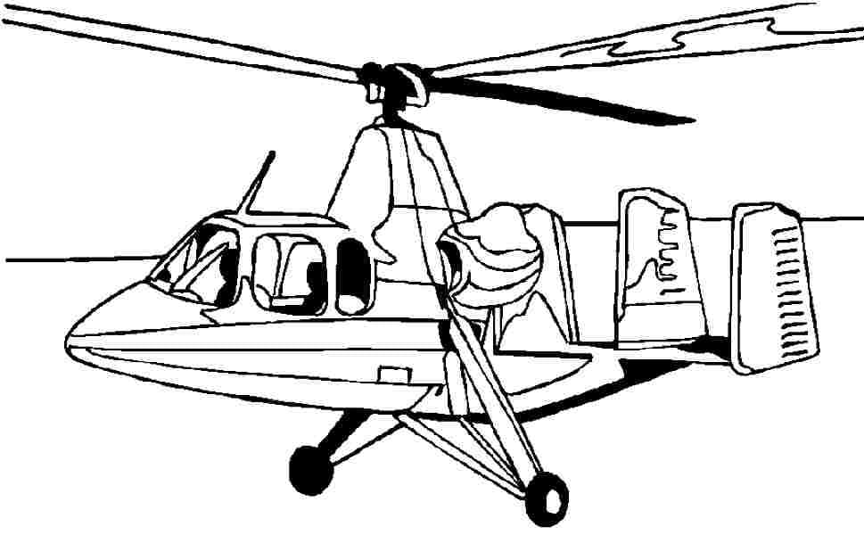 Free printable Helicopter coloring page #217881 from Transportation collection
