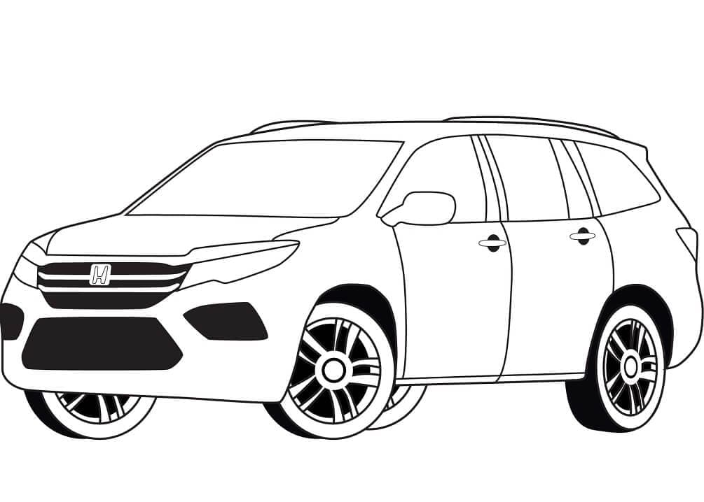 Coloring page: Honda (Transportation) #204984 - Free Printable Coloring Pages