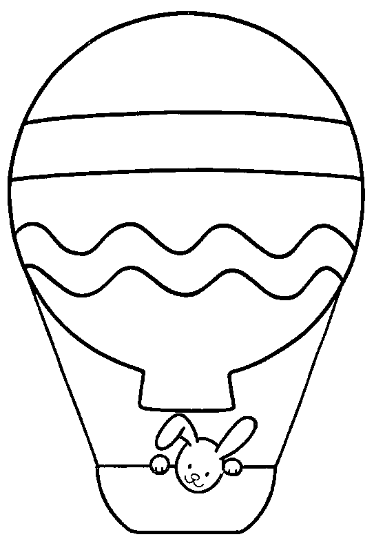 Coloring page: Hot air balloon (Transportation) #134590 - Free Printable Coloring Pages