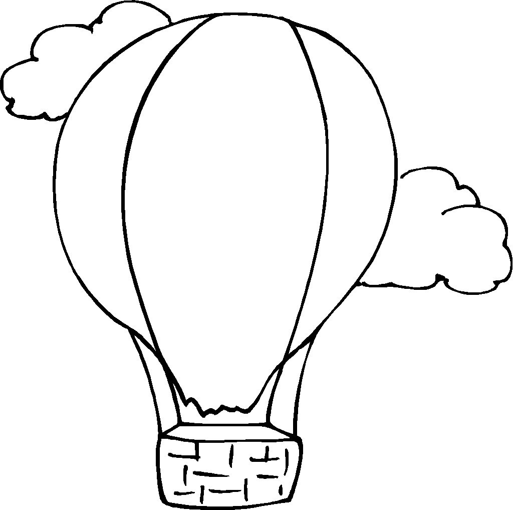 Coloring page: Hot air balloon (Transportation) #134592 - Free Printable Coloring Pages