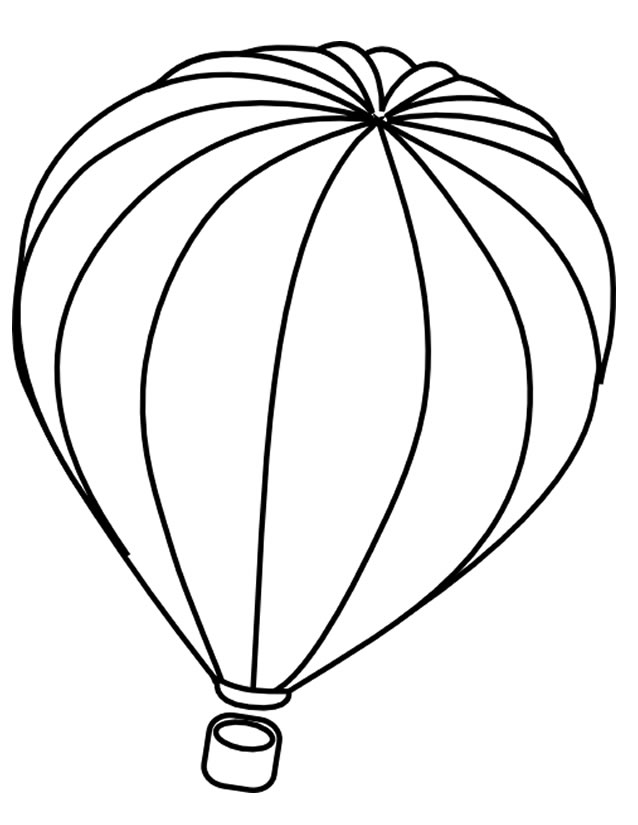 Coloring page: Hot air balloon (Transportation) #134597 - Free Printable Coloring Pages