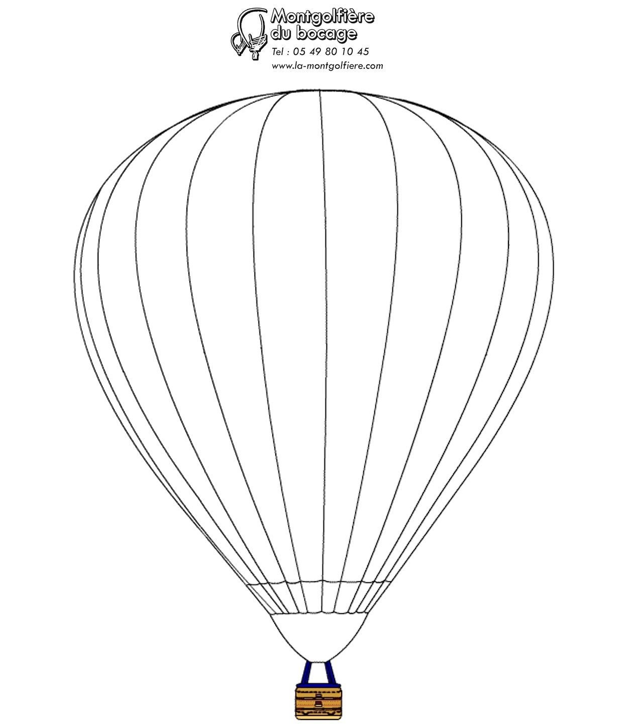 Coloring page: Hot air balloon (Transportation) #134618 - Free Printable Coloring Pages