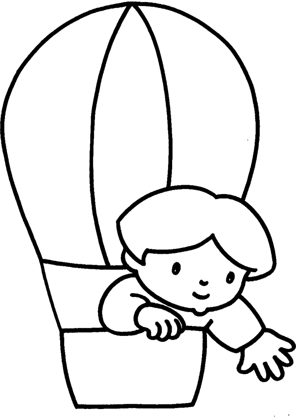 Coloring page: Hot air balloon (Transportation) #134638 - Free Printable Coloring Pages