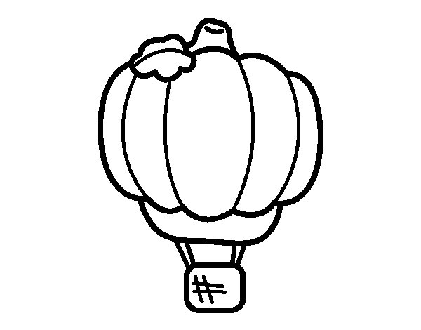 Coloring page: Hot air balloon (Transportation) #134652 - Free Printable Coloring Pages